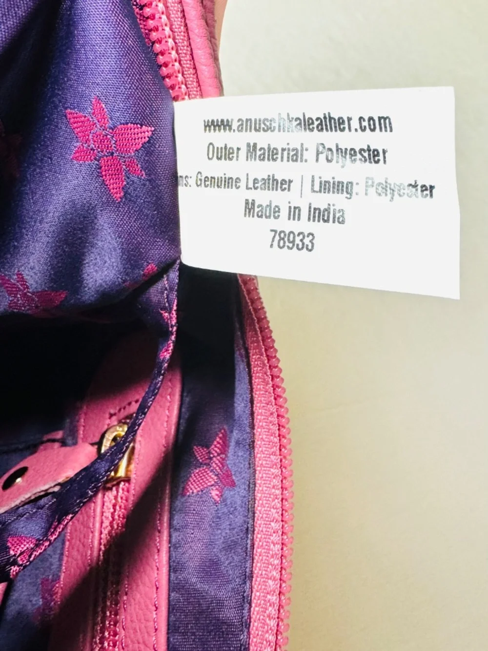 Anuschka Purse Hobo Sling Bag Wanderlust Collection Dragonfly Leather Trim New